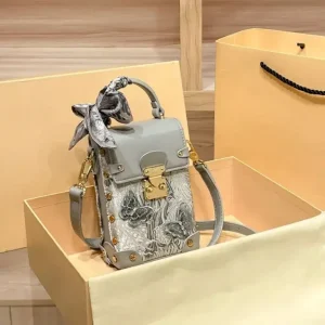 1 Grey Butterfly Phone Crossbody