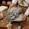 2 Grey Butterfly Dome Crossbody