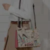 Graffiti Printed Tote Bag